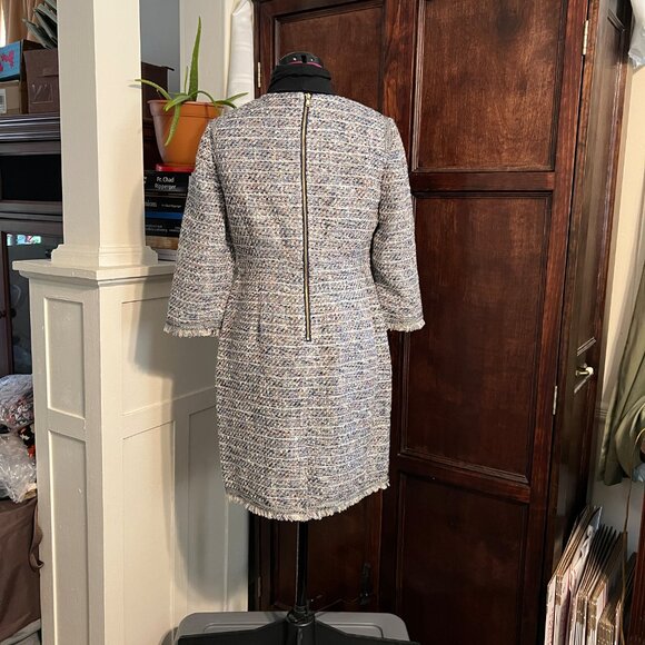 J Crew Tweed Dress with Jacket size 8/10 - Picture 4 of 16